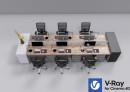 C4Donly.com - Office Station 3D Model - Cinema 4D & V-Ray