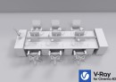 C4Donly.com - Office Station 3D Model - Cinema 4D & V-Ray